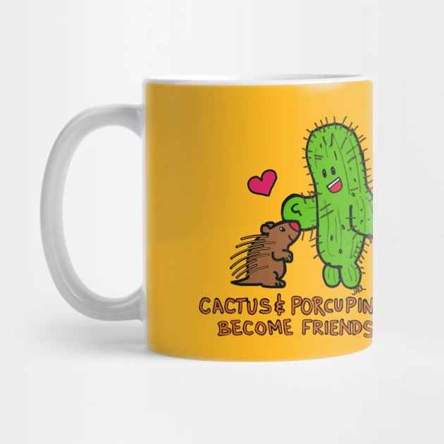 Cactus and Porcupine become Friends by wolfmanjaq